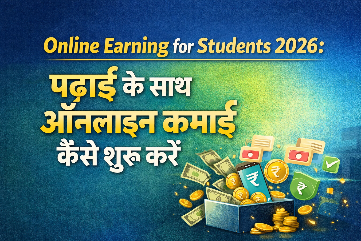 Online Earning for Students 2026 Student के लिए Online Earning