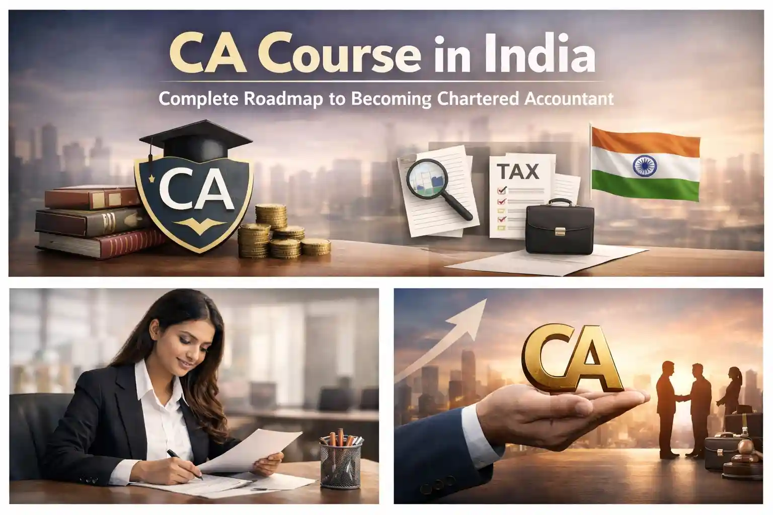 CA course Full Details in India 2026 complete roadmap eligibility fees articleship and salary guide