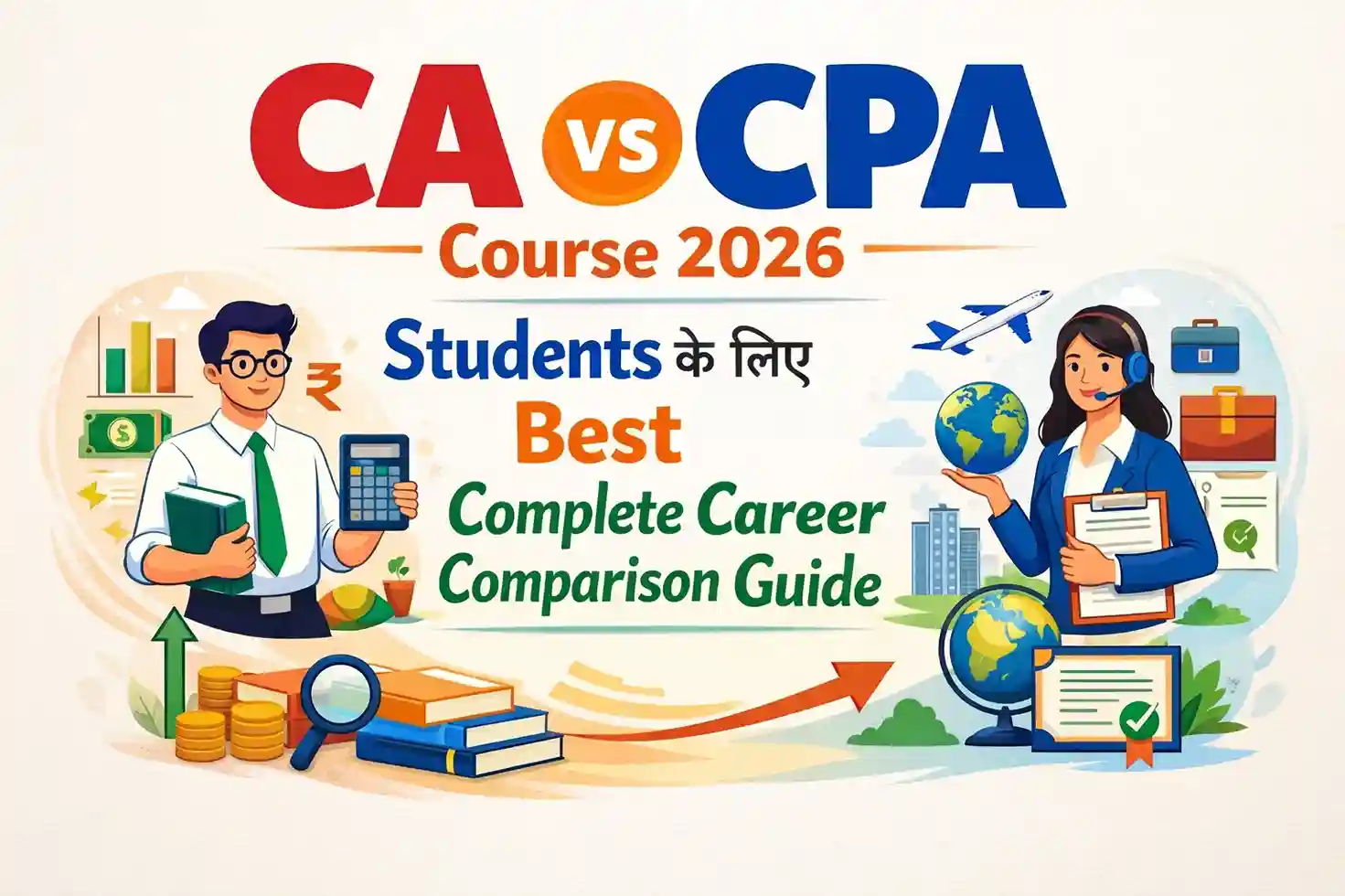 CA vs CPA Course 2026 Students के लिए Best Complete Career Comparison Guide